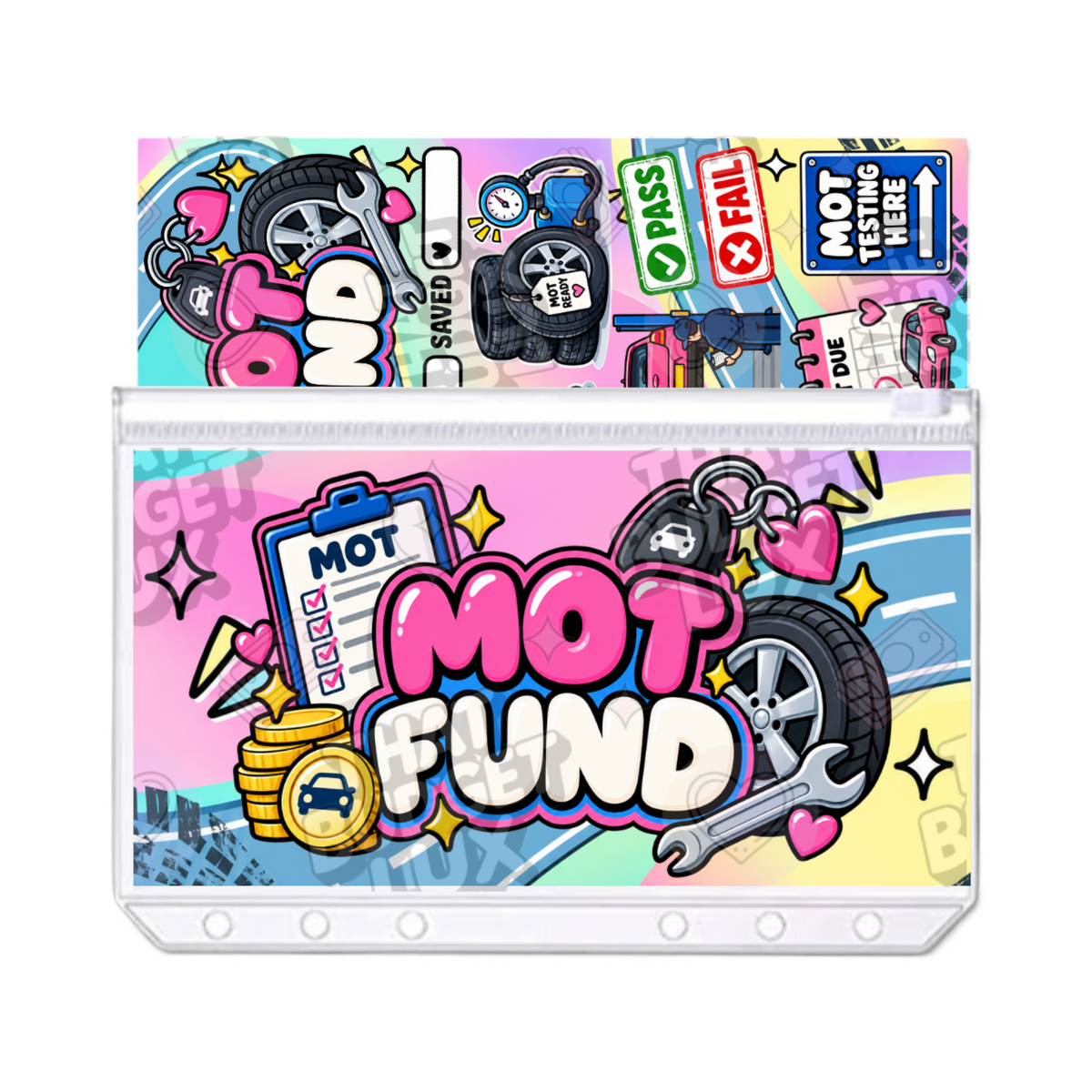 MOT Car Savings Challenge | A6 Tracker, Cash Envelope & Insert Set