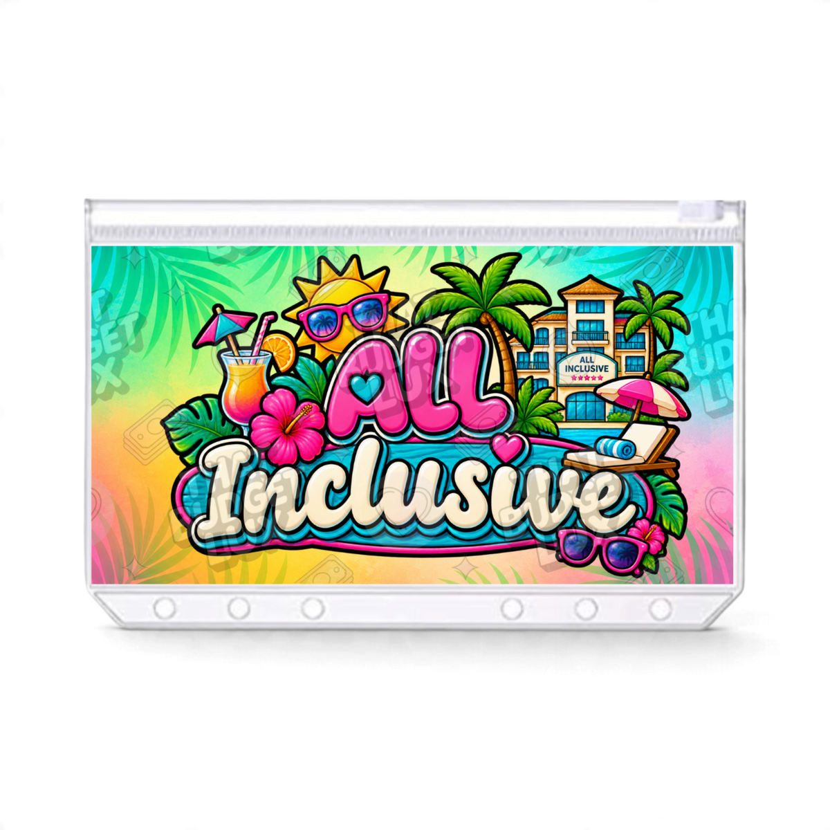 All Inclusive Savings Challenge | A6 Tracker, Cash Envelope & Insert Set