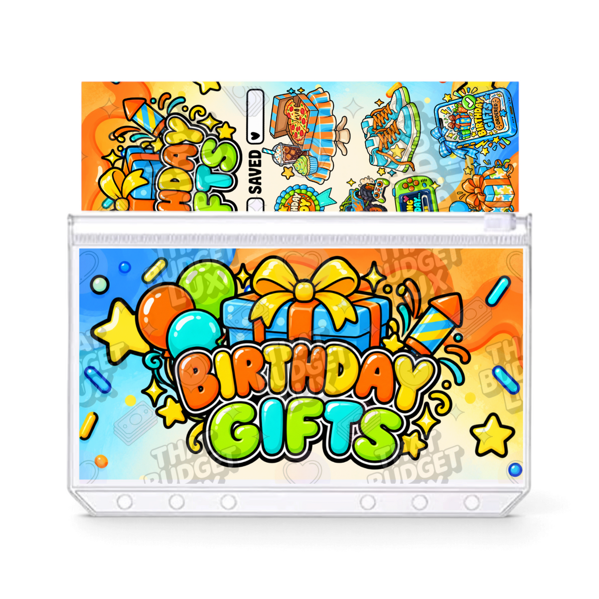 Birthday Gifts for Boys Savings Challenge | A6 Tracker, Cash Envelope & Insert Set