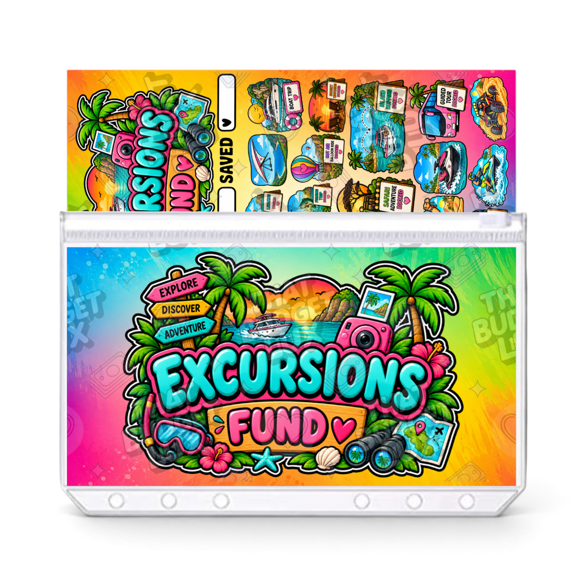 Excursions Fund A6 insert set with matching cash envelope