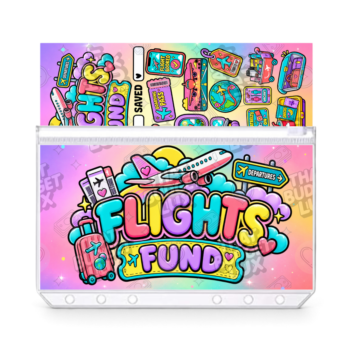 Flights Fund A6 insert set with matching cash envelope