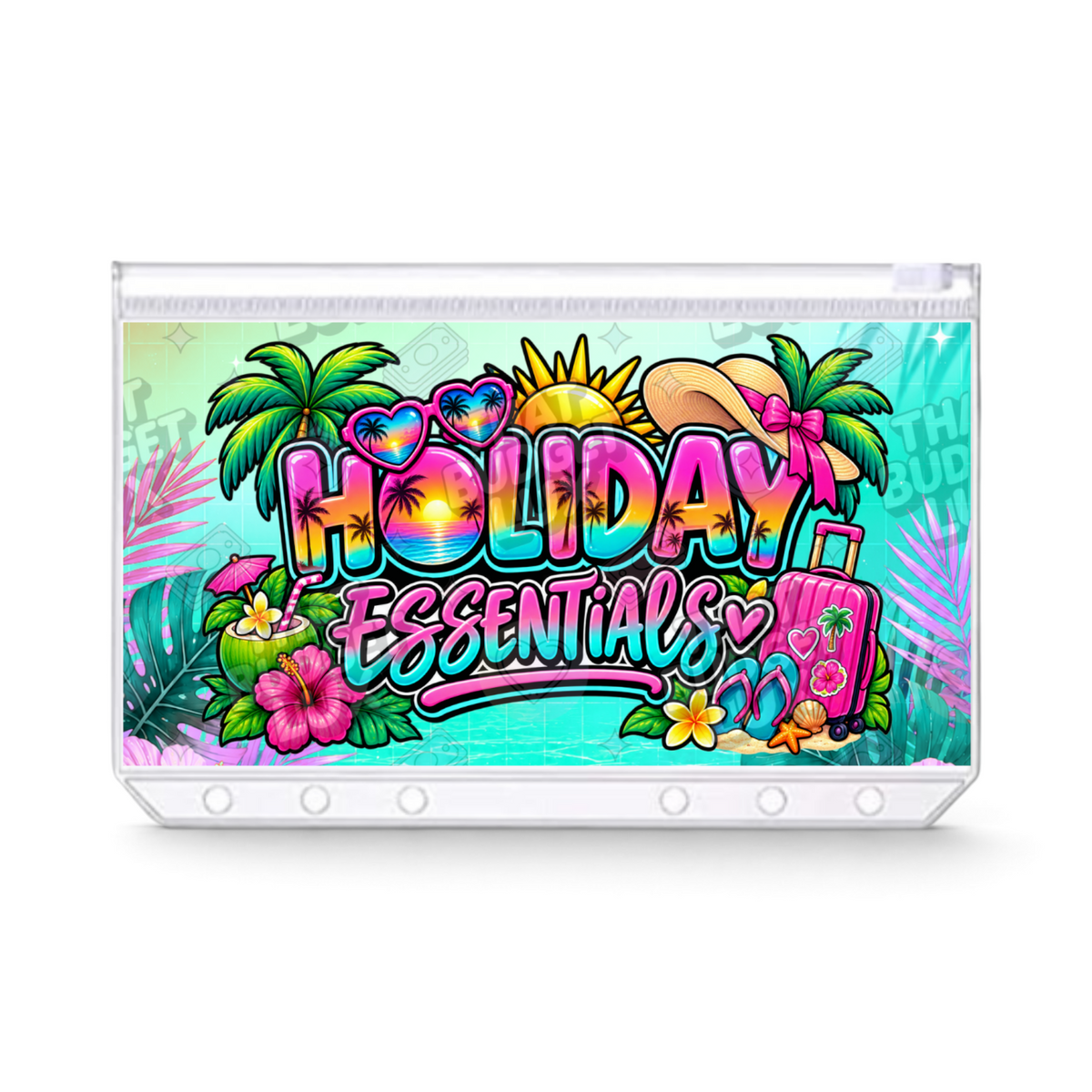 Holiday Essentials A6 laminated cash envelope