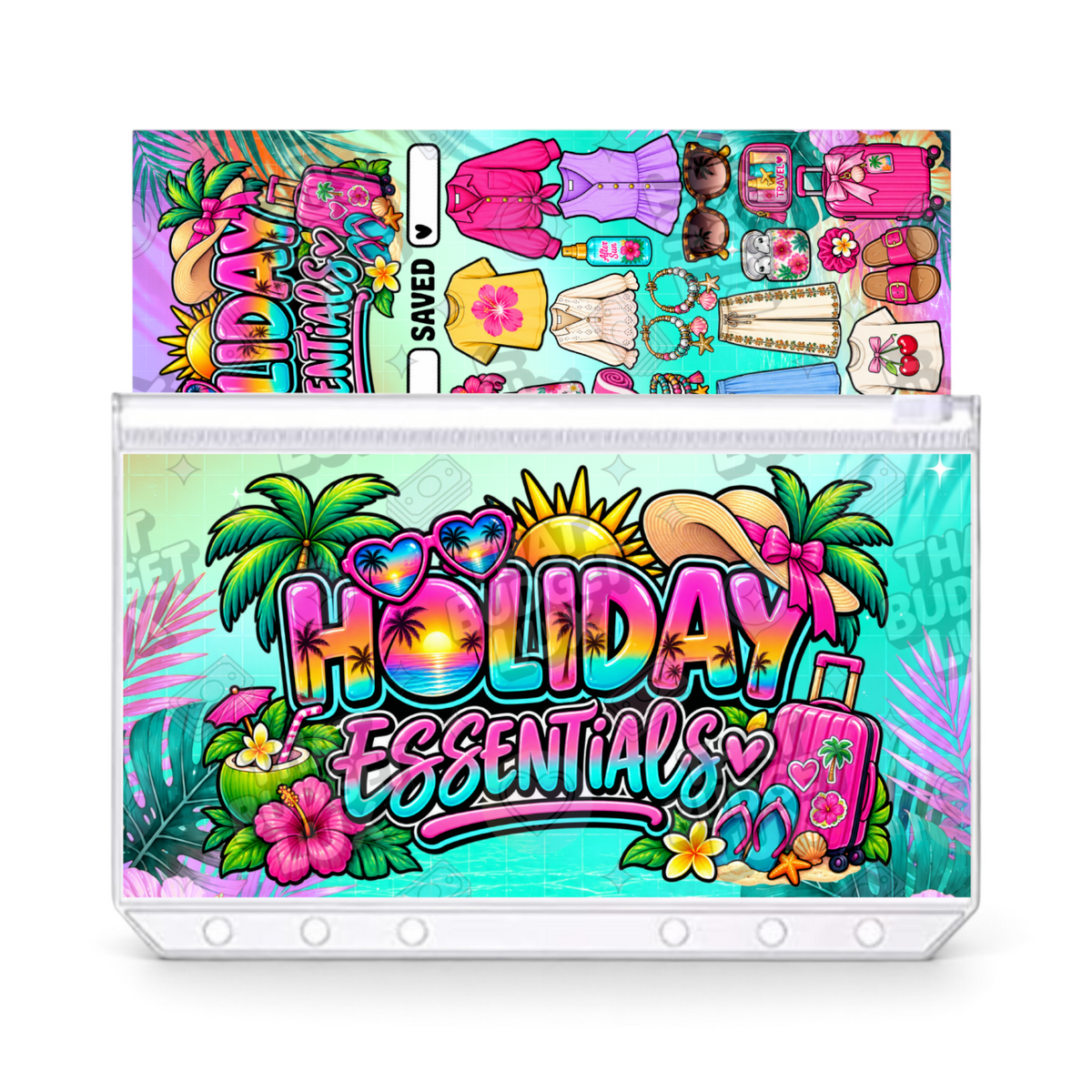 Holiday Essentials A6 insert set with matching cash envelope