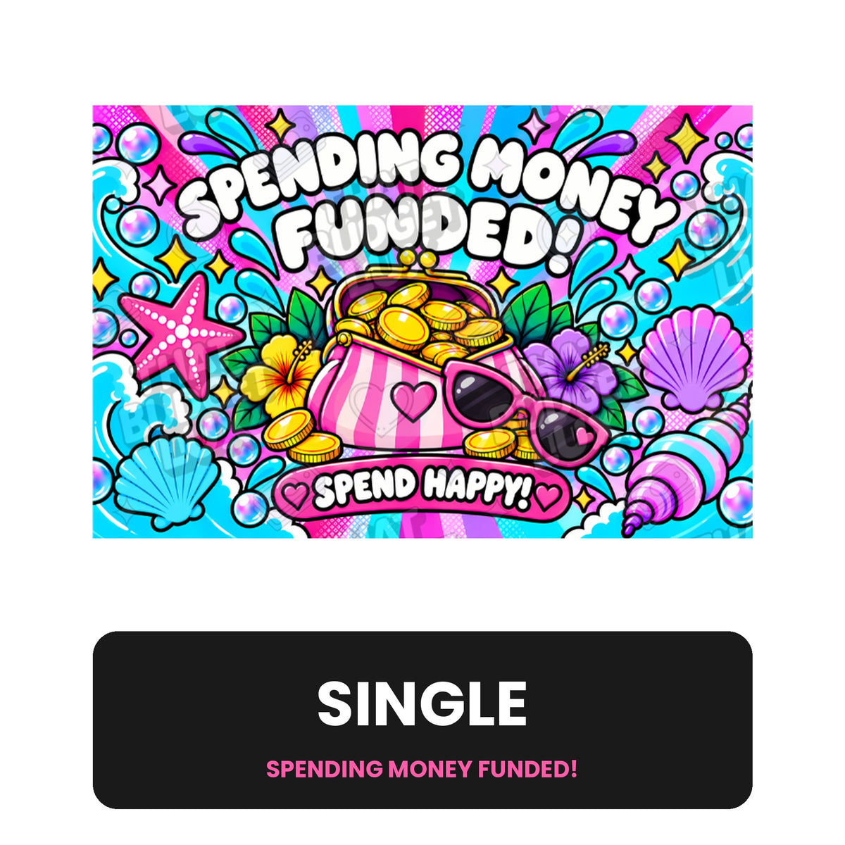 Spending Money Fully Funded Placeholder | Cash Envelope Wallet Insert