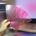 A6 Pink Glitter Cash Wallet | Budget Envelopes for Cash Stuffing Binder
