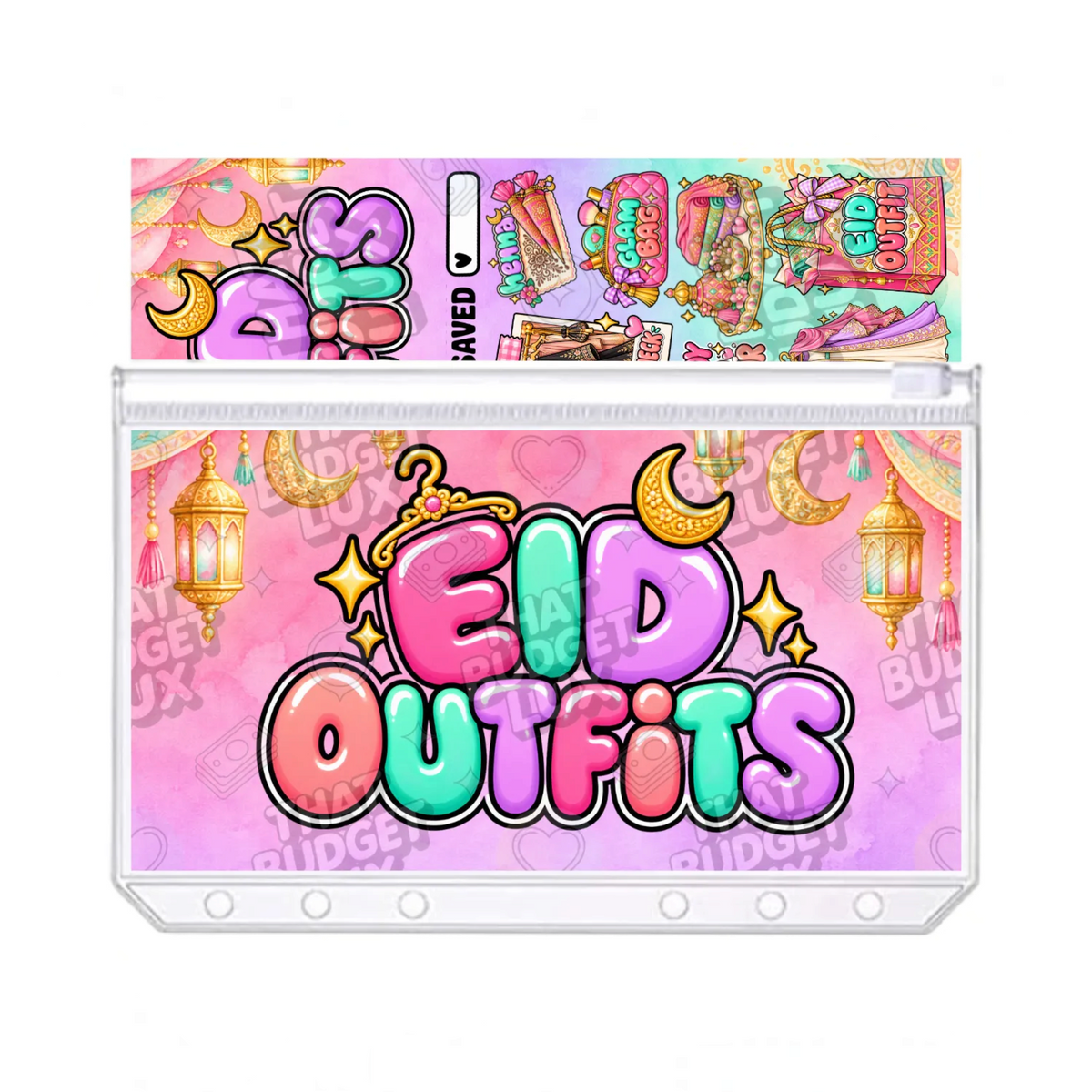 Eid Outfits Savings Challenge | A6 Tracker, Cash Envelope & Insert Set
