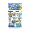 Travel Insurance Savings Challenge | A6 Tracker, Cash Envelope & Insert Set