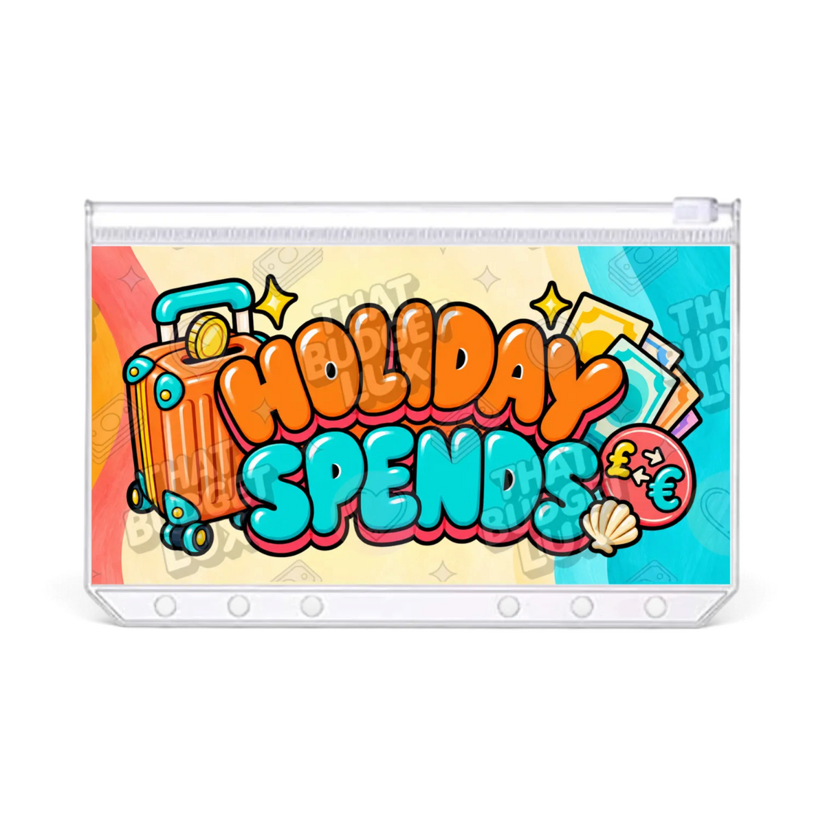 Holiday Spends Savings Challenge | A6 Tracker, Cash Envelope & Insert Set