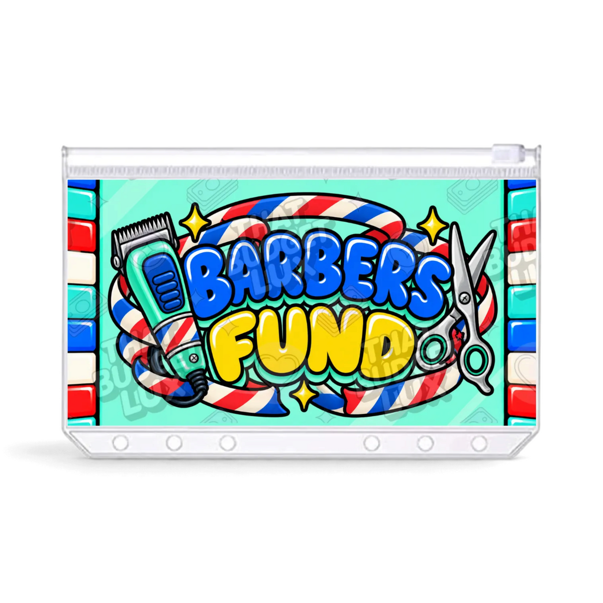 Barbers Fund Savings Challenge | A6 Tracker, Cash Envelope & Insert Set