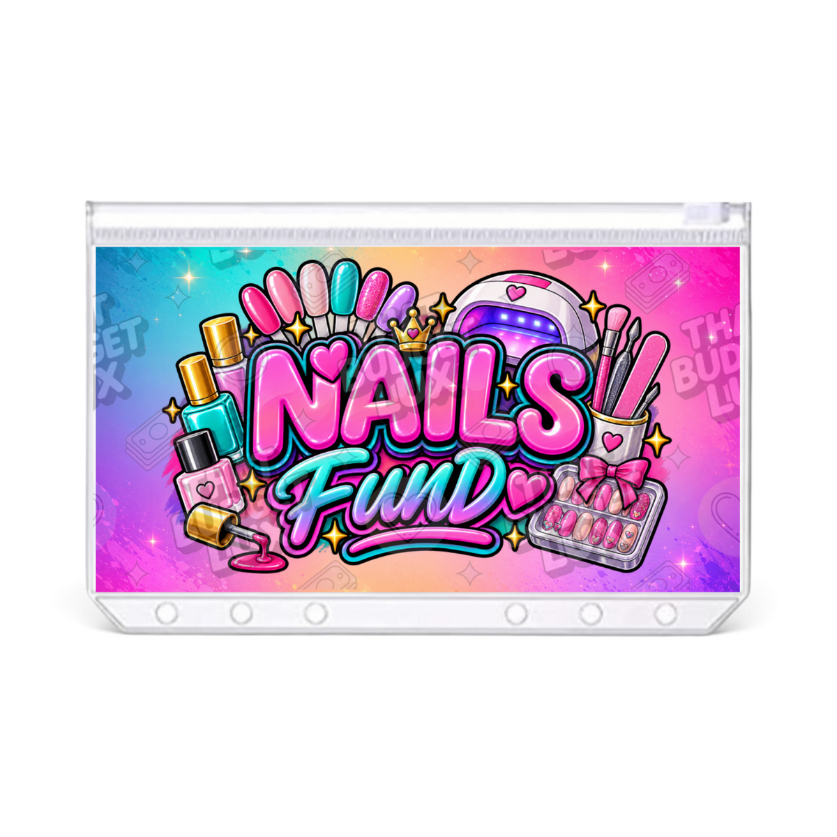 Nails Fund A6 laminated cash envelope