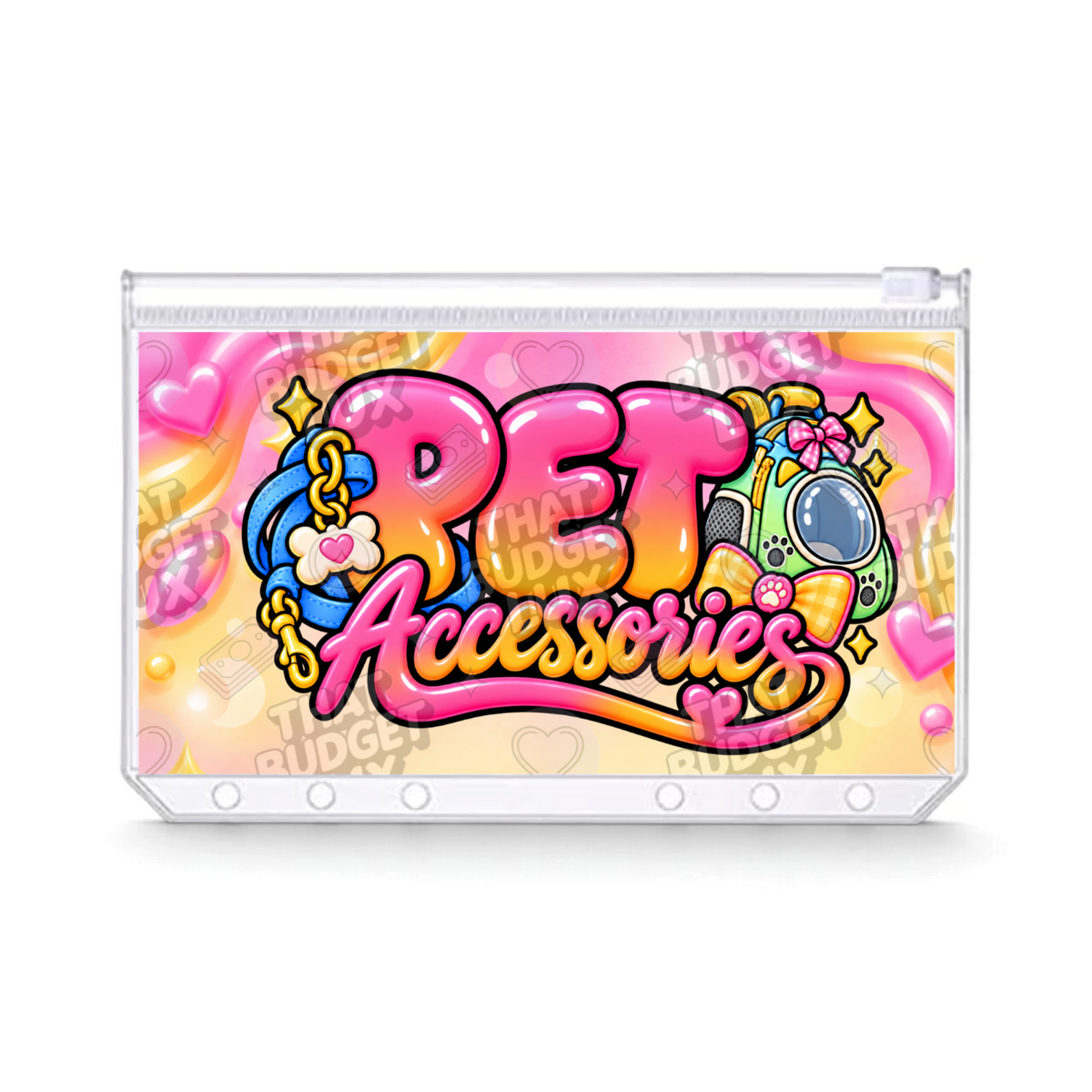 Pet Accessories Savings Challenge | A6 Tracker, Cash Envelope & Insert Set