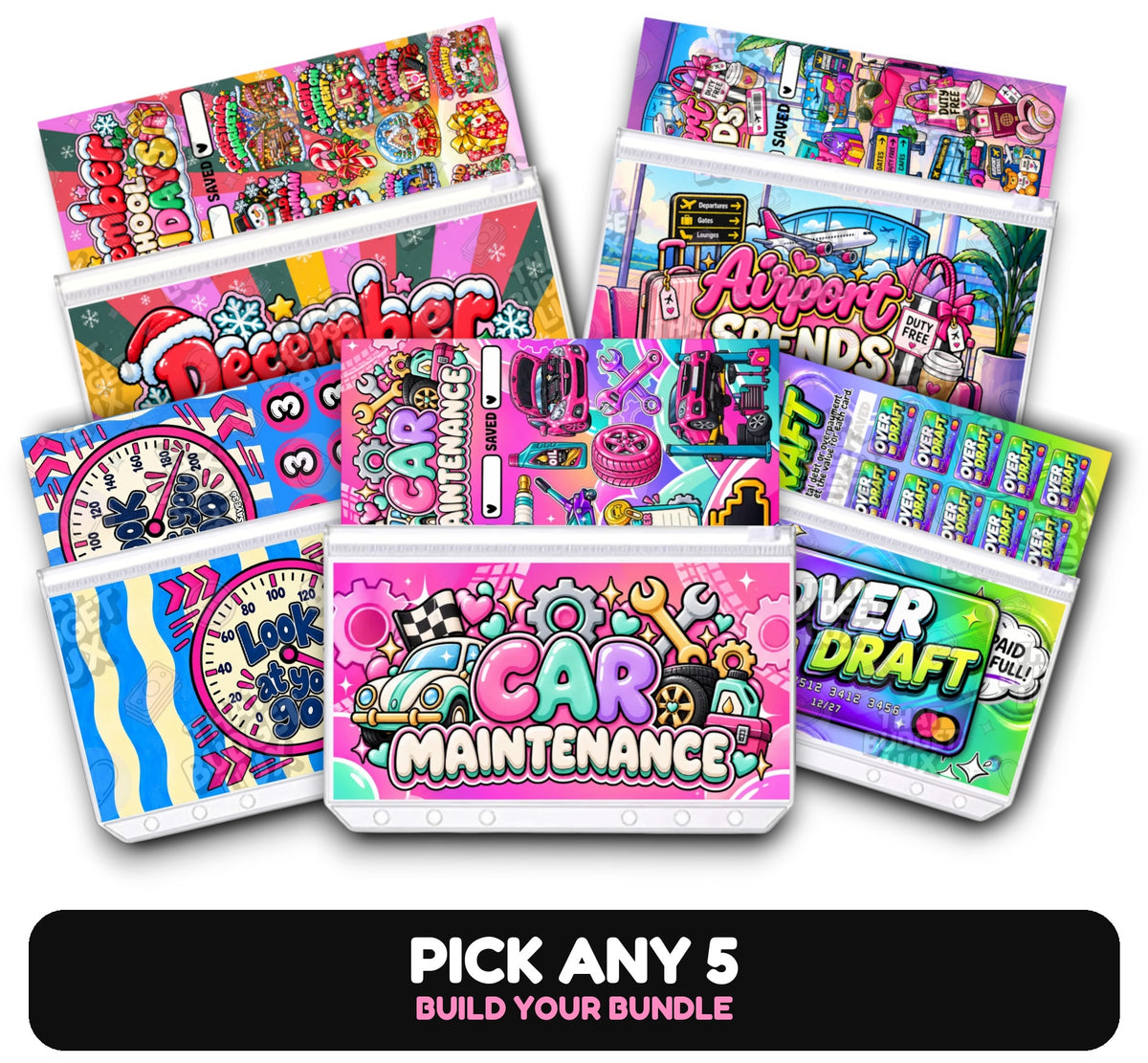 Pick Any 5 | Build Your Bundle | A6 Cash Stuffing