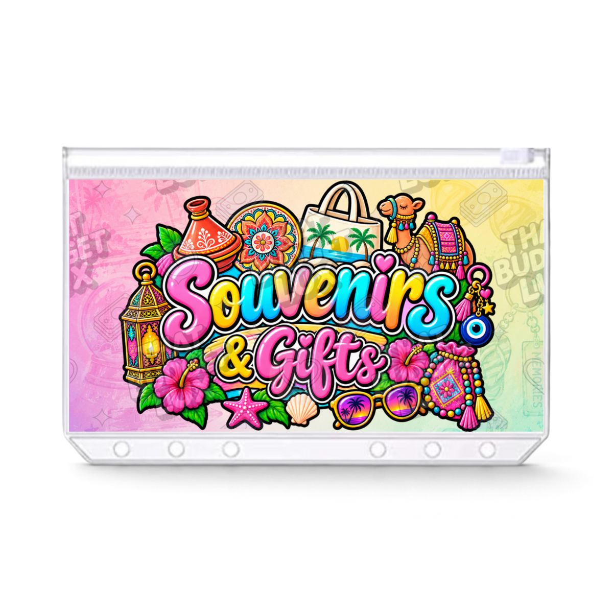 Souvenirs and Gifts A6 laminated cash envelope