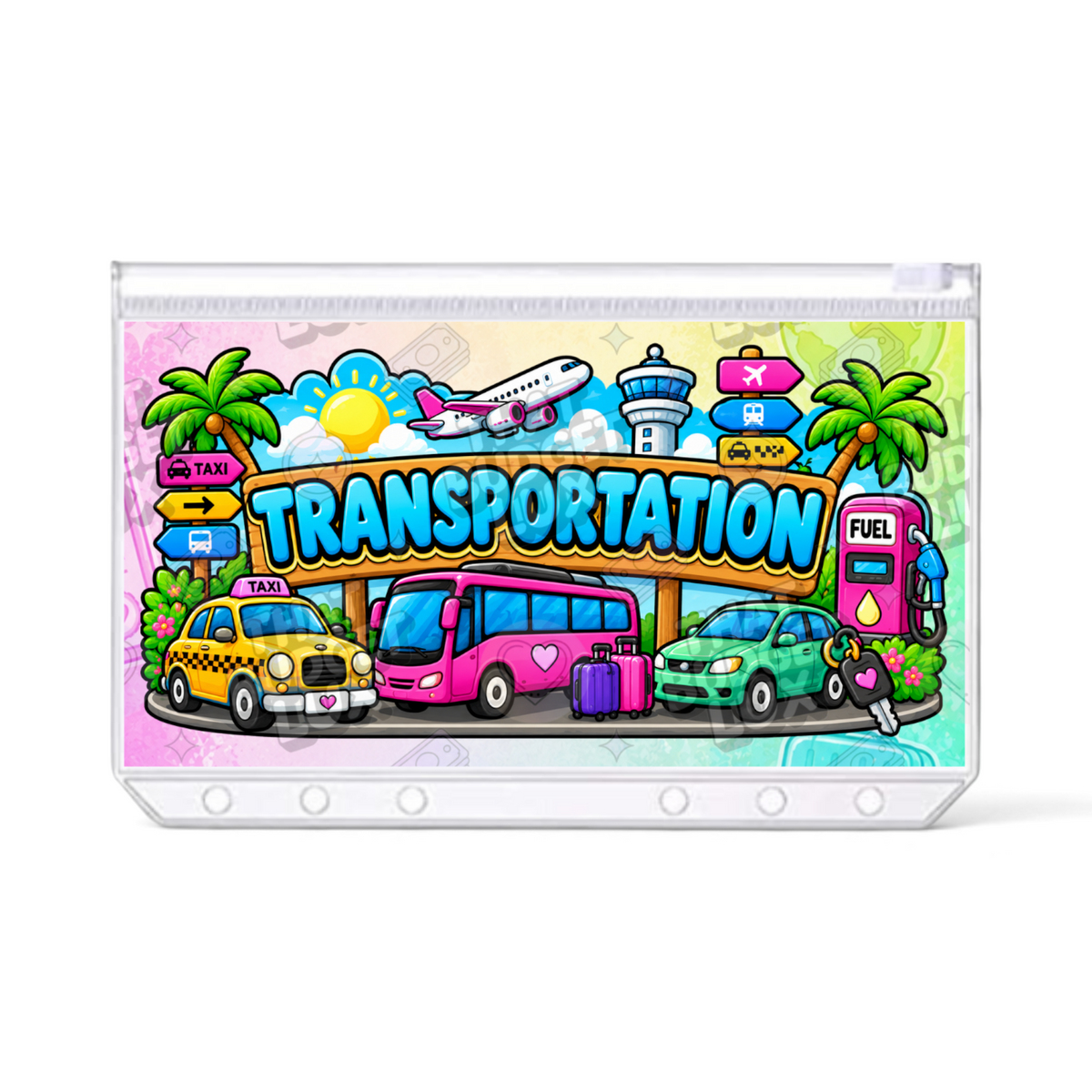Transportation A6 laminated cash envelope